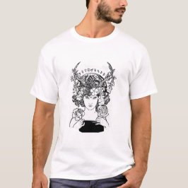 Art nouveau Stil Witch T Shirt