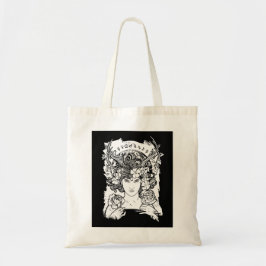 Art nouveau Stil Witch Tygkasse