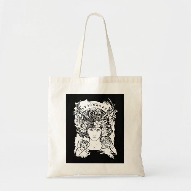 Art nouveau Stil Witch Tygkasse (Framsidan)
