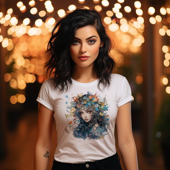 Art nouveau Stil Woman T Shirt (Skapare uppladdad)