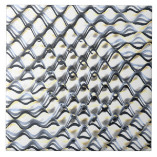 Art Nouveau-stilar Opart-mönster Kakelplatta
