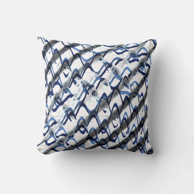 Art Nouveau-stilar Opart-mönster  Kudde (Framsida)