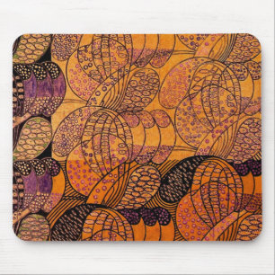 Art nouveau Stylized daisy - Mousepad Musmatta
