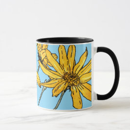 Art nouveau Sunblommor Mugg