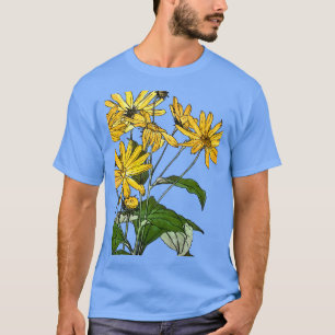 Art nouveau Sunblommor T Shirt