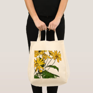 Art nouveau Sunblommor Tygkasse