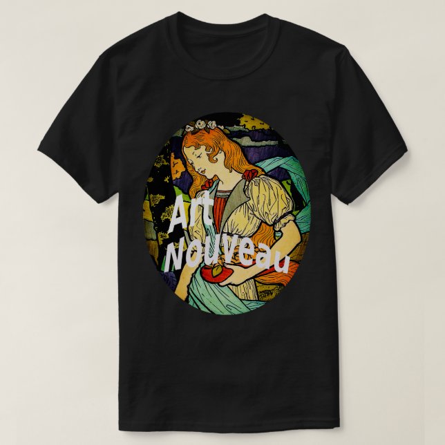 Art nouveau t shirt (Design framsida)