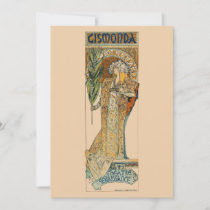 Art nouveau tack kort