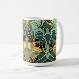 Art nouveau Tapet Classic Mugg, 15 oz Kaffemugg
