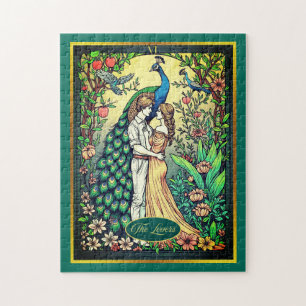 Art nouveau Tarot Card, Älskare Pussel