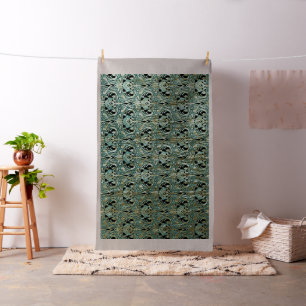 Art nouveau, teal,guld,mönster,belle époque,chic tyg