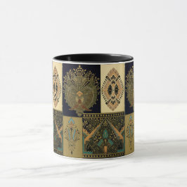 Art nouveau Textilier mönster Christopher dresser Mugg
