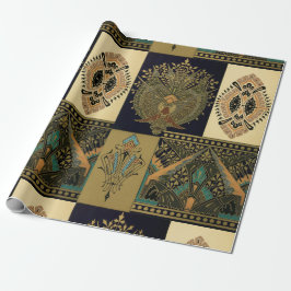 Art nouveau Textilier mönster Christopher dresser Presentpapper