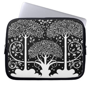 Art nouveau Träd Beardsley Mönster Laptop Sleeve