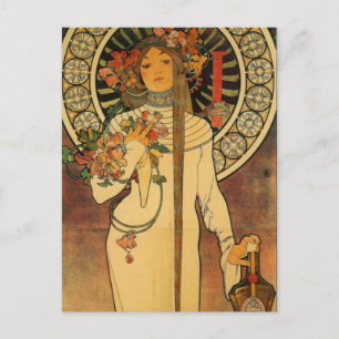 Art Nouveau Trappistine vykort