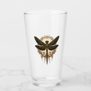 Art Nouveau Trollslända Elegant Steampunk Glaskopp