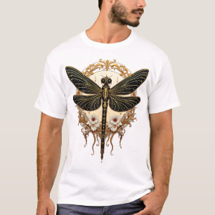 Art Nouveau Trollslända Elegant Steampunk T Shirt