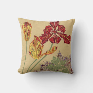Art nouveau Tulips Kudde