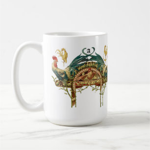 Art nouveau Tuppar & Chickens Kaffemugg
