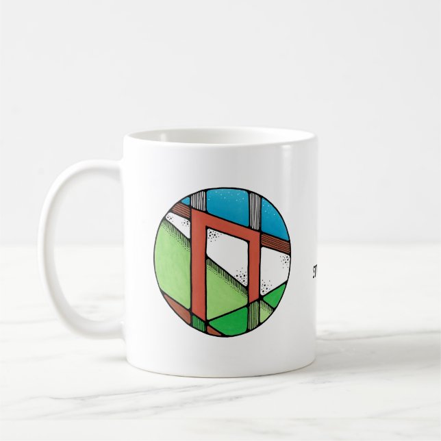 Art Nouveau Uruz Runmugg – STYRKA! Kaffemugg (Vänster)