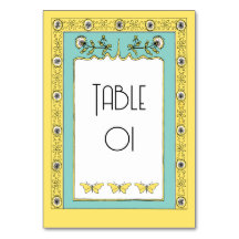 Art nouveau Vår Dandelion och Butterflies