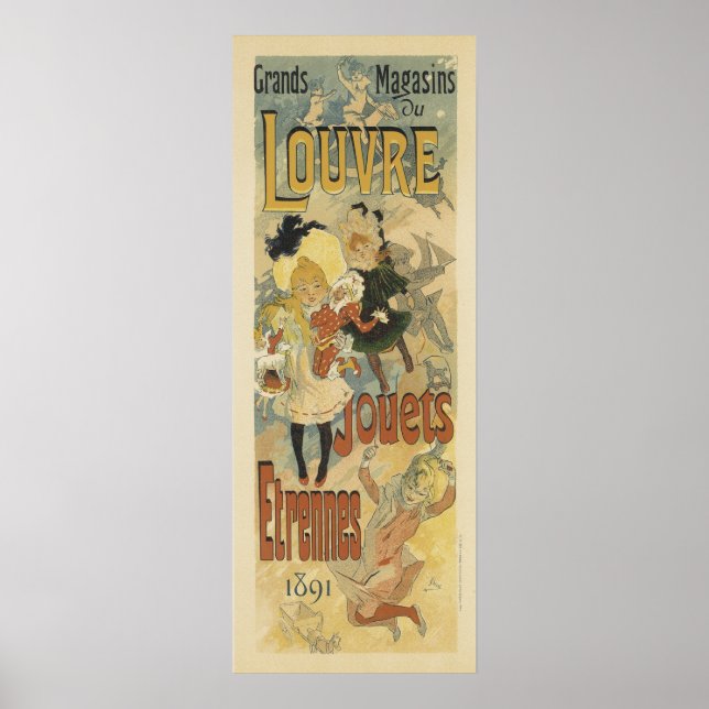 Art nouveau Vintage annons Poster (Framsidan)
