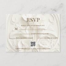 Art Nouveau Vintage Bröllop RSVP