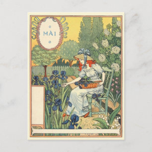Art nouveau vykort