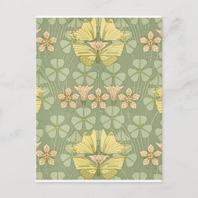 Art nouveau vykort (Framsida)