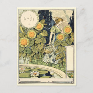 Art nouveau vykort