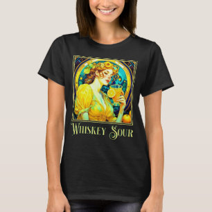 Art nouveau Whiskey Sour T Shirt
