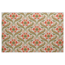 Art nouveau Wildblommor, Persimmon Tyg