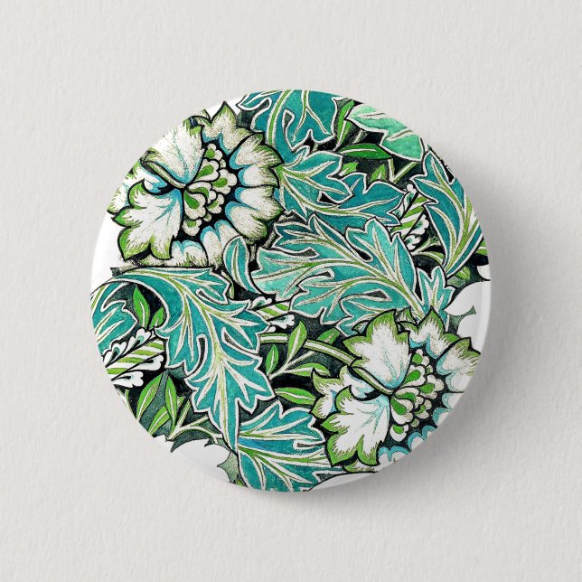 Art nouveau william morris blomsterillustration knapp (Framsida)