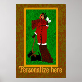 Art nouveau William Morris Glad helg Retro Poster