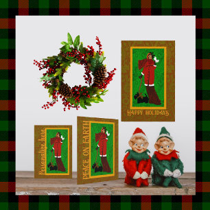 Art nouveau William Morris Glad helg Retro Poster