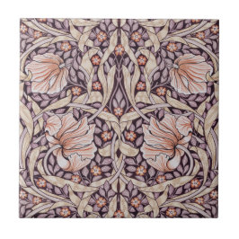 Art nouveau,William Morris pimpernel blommigt desi Kakelplatta