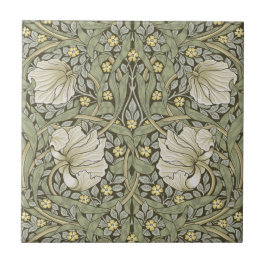 Art nouveau,William Morris pimpernel blommigt desi Kakelplatta