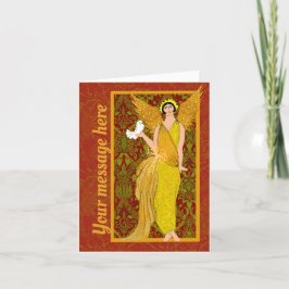 Art nouveau William Morris Retro-julkort Tack Kort