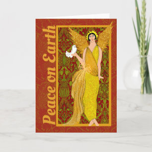 Art nouveau William Morris Retro-julkort Tack Kort
