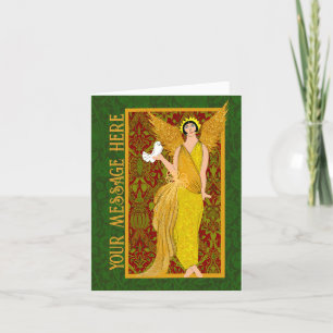 Art nouveau William Morris Retro-julkort Tack Kort