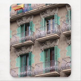 Art nouveau Windows - Barcelona, Spanien Musmatta