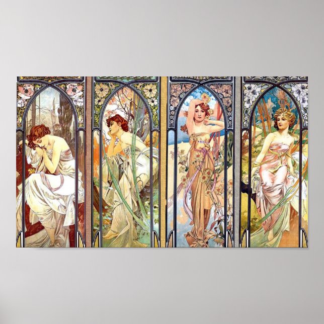 Art nouveau Windows Poster (Framsidan)