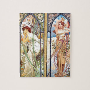 Art nouveau Windows Pussel