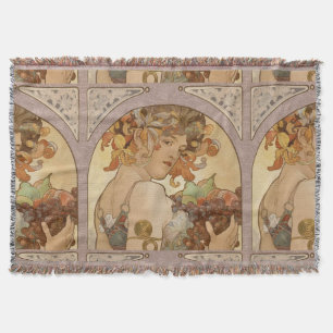 Art nouveau Woman Mucha BeSnyval Filt