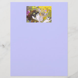 Art nouveau Woman Reklamblad