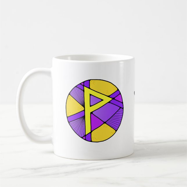 Art Nouveau Wunjo Runmugg – GLÄDJE! Kaffemugg (Vänster)