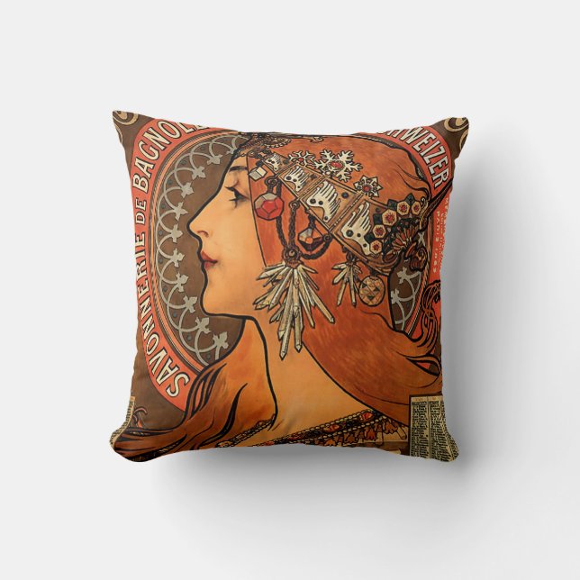 Art nouveau ~ Zodiac Cushions Kudde (Framsida)