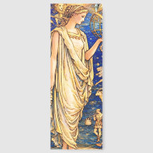 Art Nouveau Zodiakgudinna Celestial Illustration
