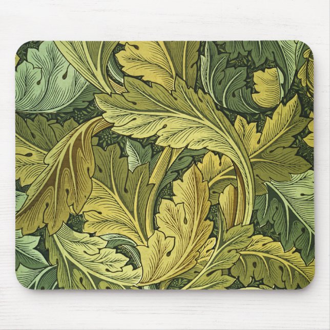 Art nouveauAcanthuslöv Mousepad Musmatta (Framsidan)