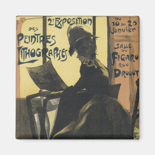 Art nouveauaffischmagneter - Lithographs Magnet